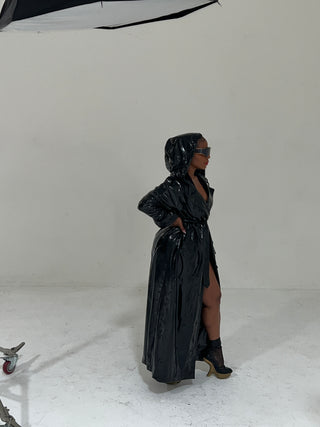 Patent leather Raincoat / Trench coat - The Vault by Sacha