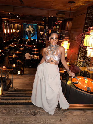 Grey Drape Pants - The Vault by Sacha