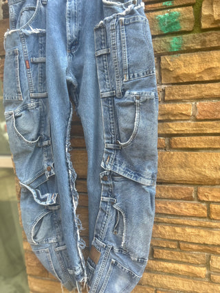 Custom Rustler Denim Chaps - The Vault by Sacha