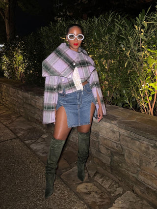 Pretty Please Cropped Fur Jacket - The Vault by Sacha