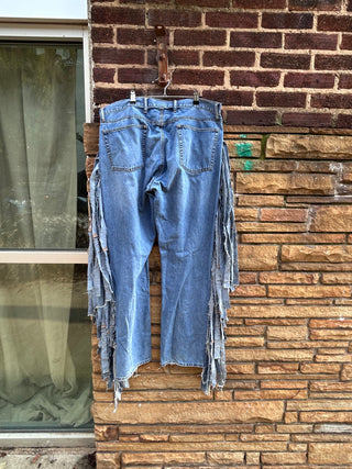Custom Frayed The Middle Fringe Denim - The Vault by Sacha