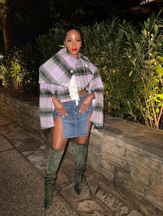 Pretty Please Cropped Fur Jacket - The Vault by Sacha