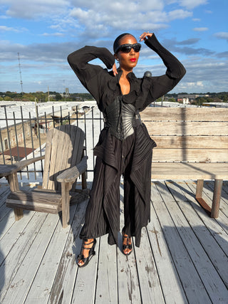 Origami Pleated Cardigan - The Vault by Sacha