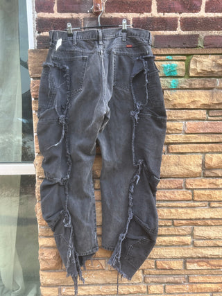 Custom Gray Wash Chaps Denim - The Vault by Sacha