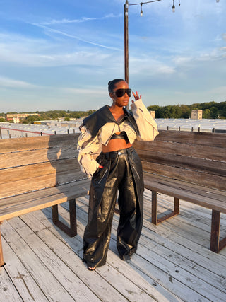 Cropped Moto Jacket - The Vault by Sacha