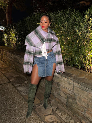 Pretty Please Cropped Fur Jacket - The Vault by Sacha