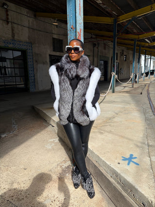 Winters Edge: Genuine Fox Fur Vest - The Vault by Sacha