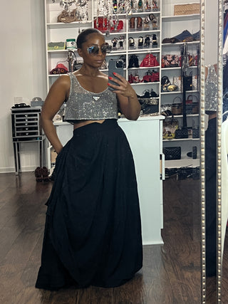 Black Drape Pants - The Vault by Sacha