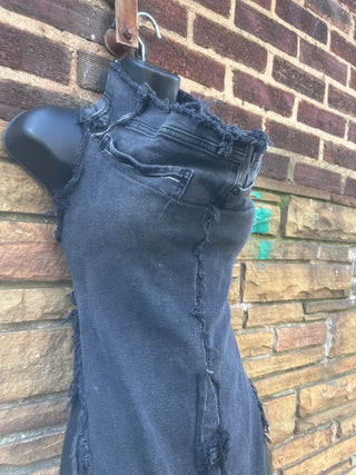 Gray 3 Pocket Halter Top - The Vault by Sacha