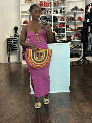 Handmade Rainbow 🌈 Beach Bag - The Vault by Sacha