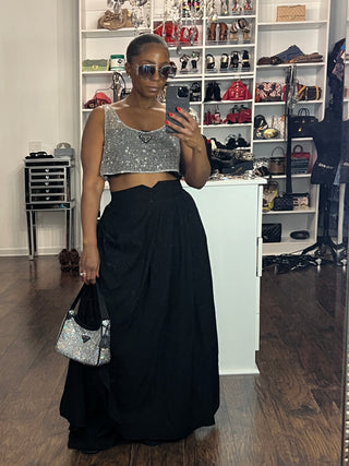 Black Drape Pants - The Vault by Sacha