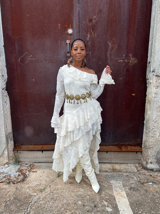 Glacier Ruffle Dress - The Vault by Sacha