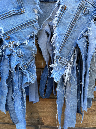 Custom Fierce Stars Fringe Poncho - The Vault by Sacha