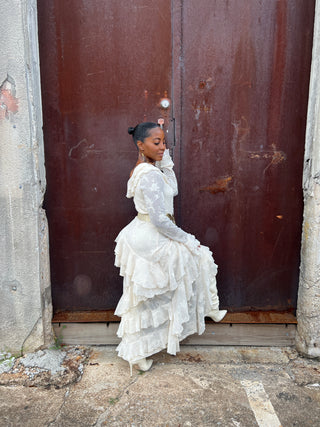 Glacier Ruffle Dress - The Vault by Sacha