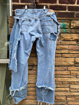 Custom Distressed Patch Chaps - The Vault by Sacha