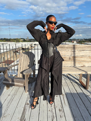 Origami Pleated Cardigan - The Vault by Sacha