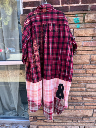 Custom St John’s Plaid Patchwork Shirt Dress - The Vault by Sacha