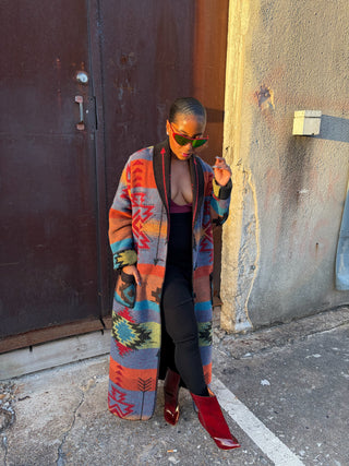 Pre-order 10/30 Arizona Sunsets Aztec Duster - The Vault by Sacha