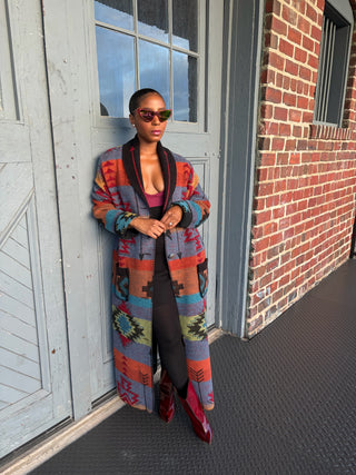 Pre-order 10/30 Arizona Sunsets Aztec Duster - The Vault by Sacha