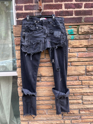 Custom Black Levi Flap Chaps - The Vault by Sacha