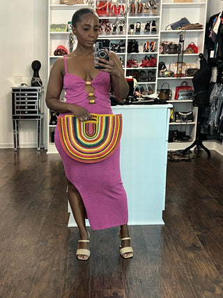 Handmade Rainbow 🌈 Beach Bag - The Vault by Sacha