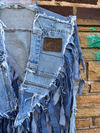 Custom Lee Star Fringe Poncho - The Vault by Sacha