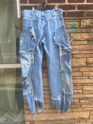 Got The Code Custom Denim Chaps - The Vault by Sacha