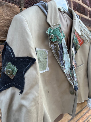 Custom Crop Hoodie Blazer - The Vault by Sacha