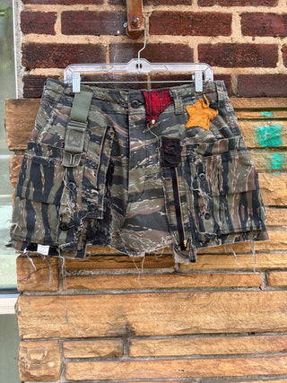 ✂️🪡Custom Camo Cargo Skirt - The Vault by Sacha