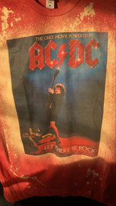 AC/DC Red Vintage Graphic Tee | FINAL SALE