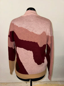 Multi Color Abstract Sweater