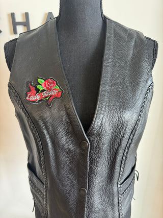 Lady Harley Leather Vest - The Vault by Sacha