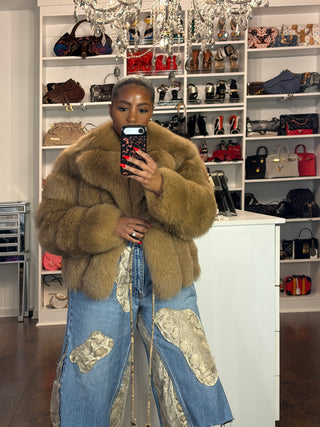 Honey 🍯 Genuine Fox Fur Sm/Med