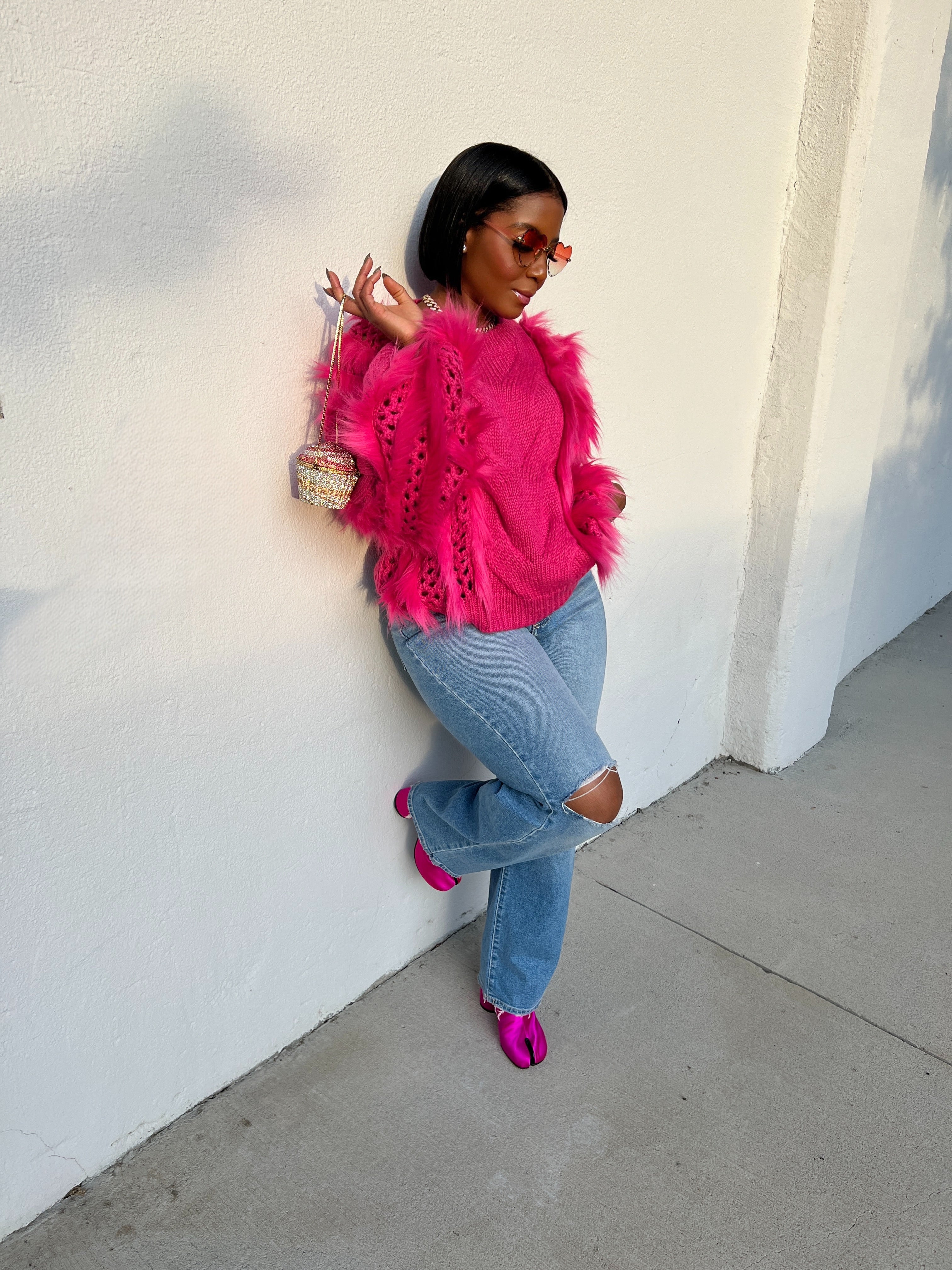 Ombre Heart Shaped Sunglasses - The Vault by Sacha