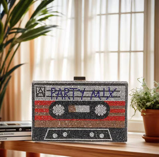 Party Mix Crystal Clutch Ships 10/30 - The Vault by Sacha