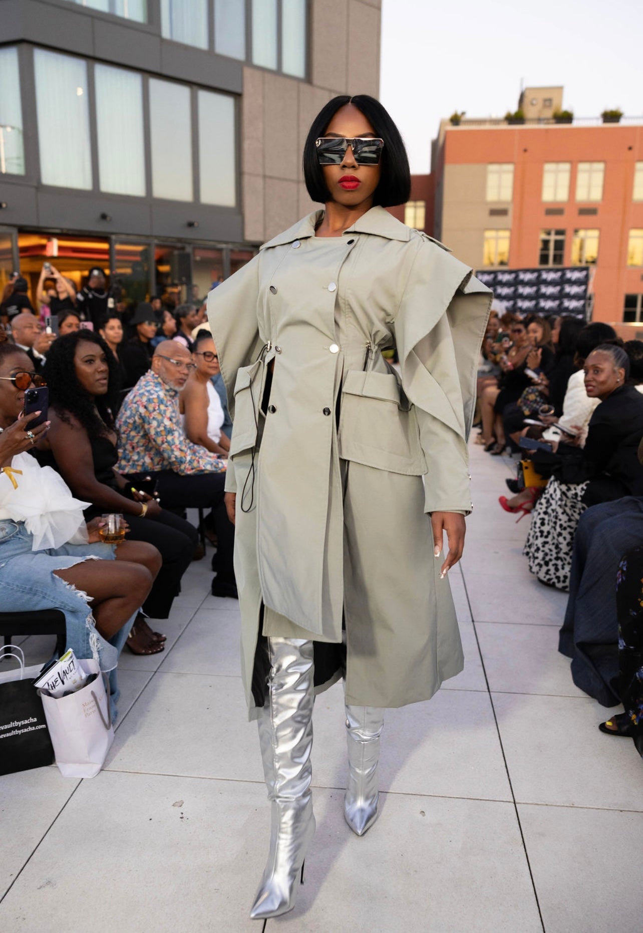 London Fog Split Trench - The Vault by Sacha