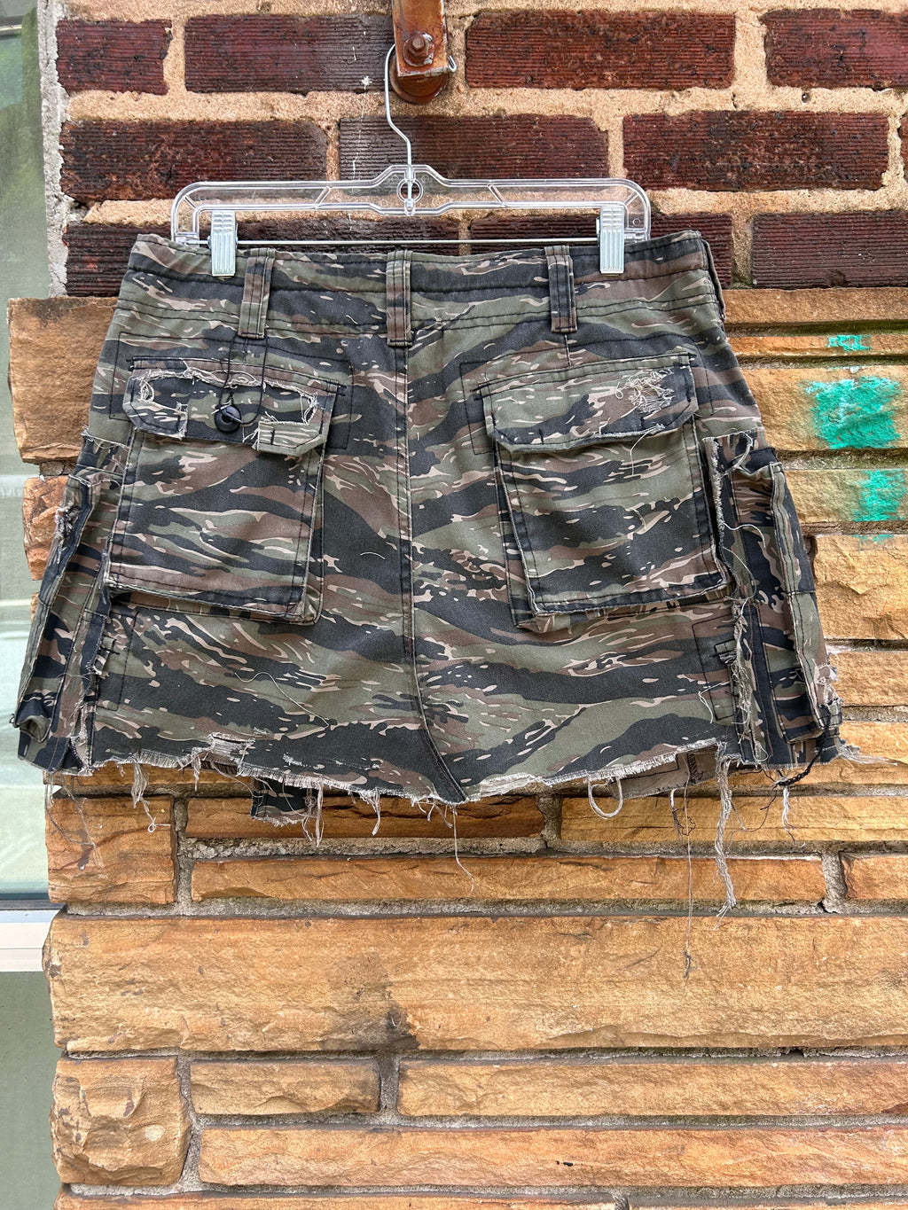 ✂️🪡Custom Camo Cargo Skirt - The Vault by Sacha
