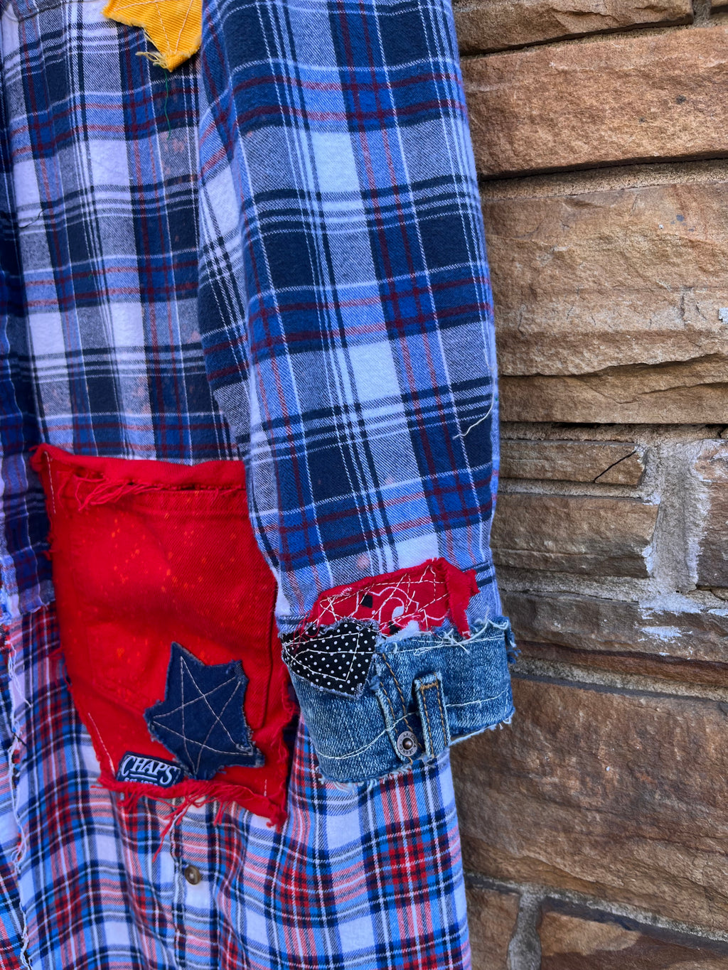 Custom Multi Plaid Cabela’s + Patchwork Duster - The Vault by Sacha