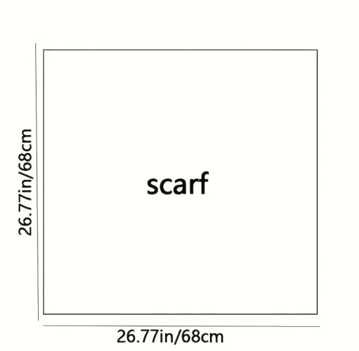 XL Printed Scarf