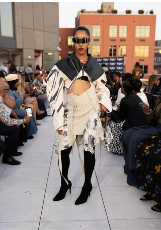 Cropped Moto Jacket by 10/30