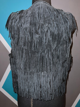 Fringe Suede Vest - The Vault by Sacha