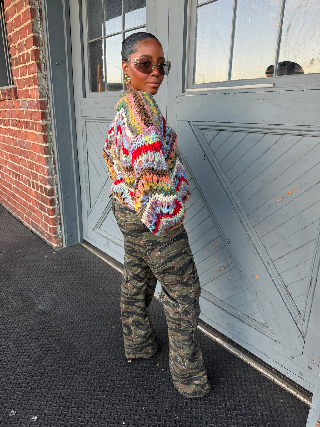 Kaleidoscope Couture Knit Sweater