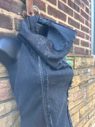 Custom Dye Black Halter