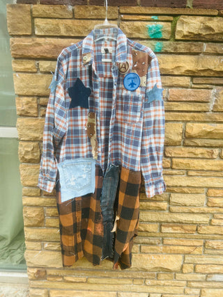 Custom Multi Plaid A Jetstar II Duster