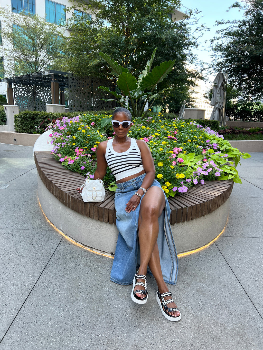 Show off Denim Skirt - The Vault by Sacha