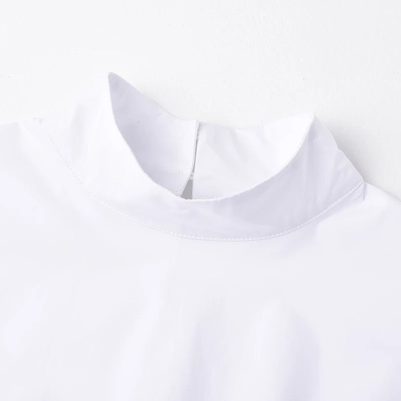Ruched Shirt/Dress Black - The Vault by Sacha