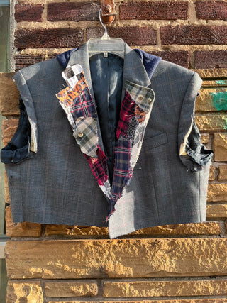 Custom Crop Hoodie Blazer 4