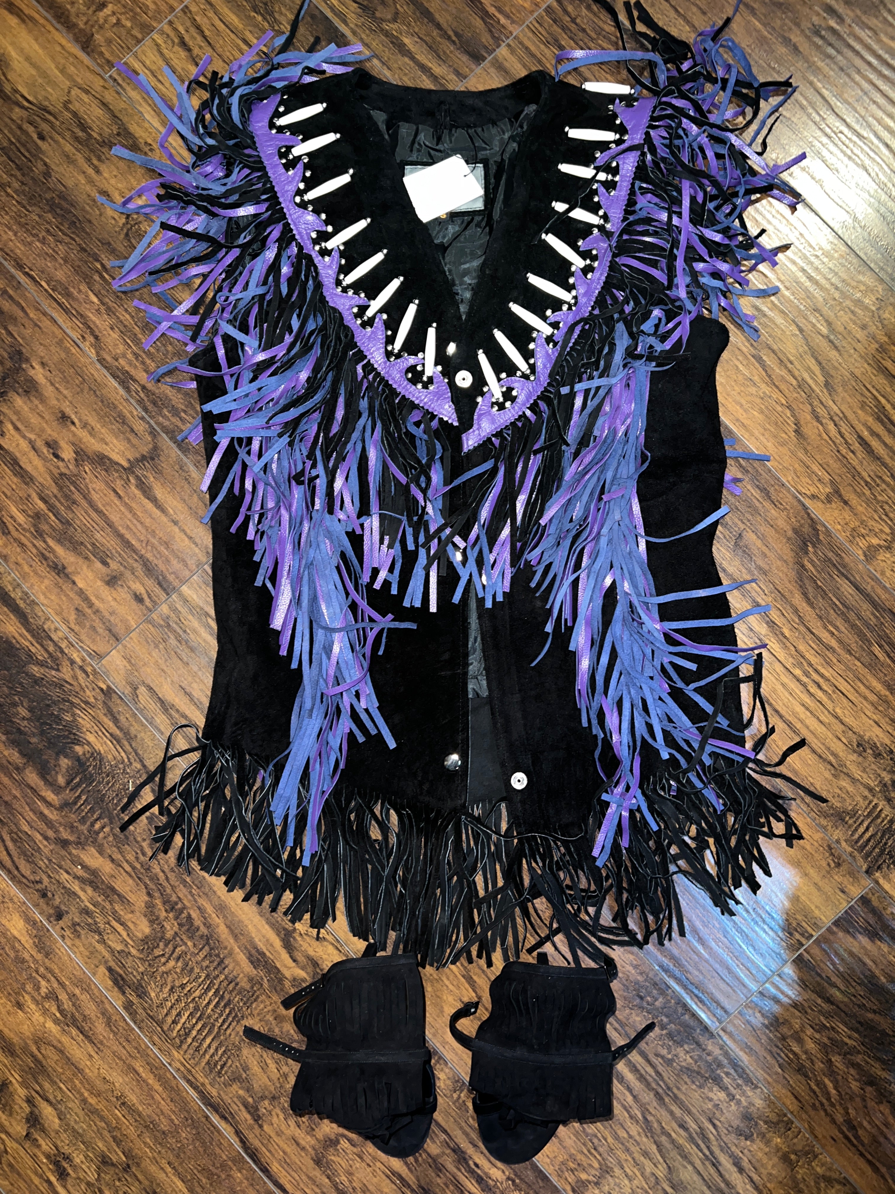 Violet Vixen Fringe Vest Pop - The Vault by Sacha