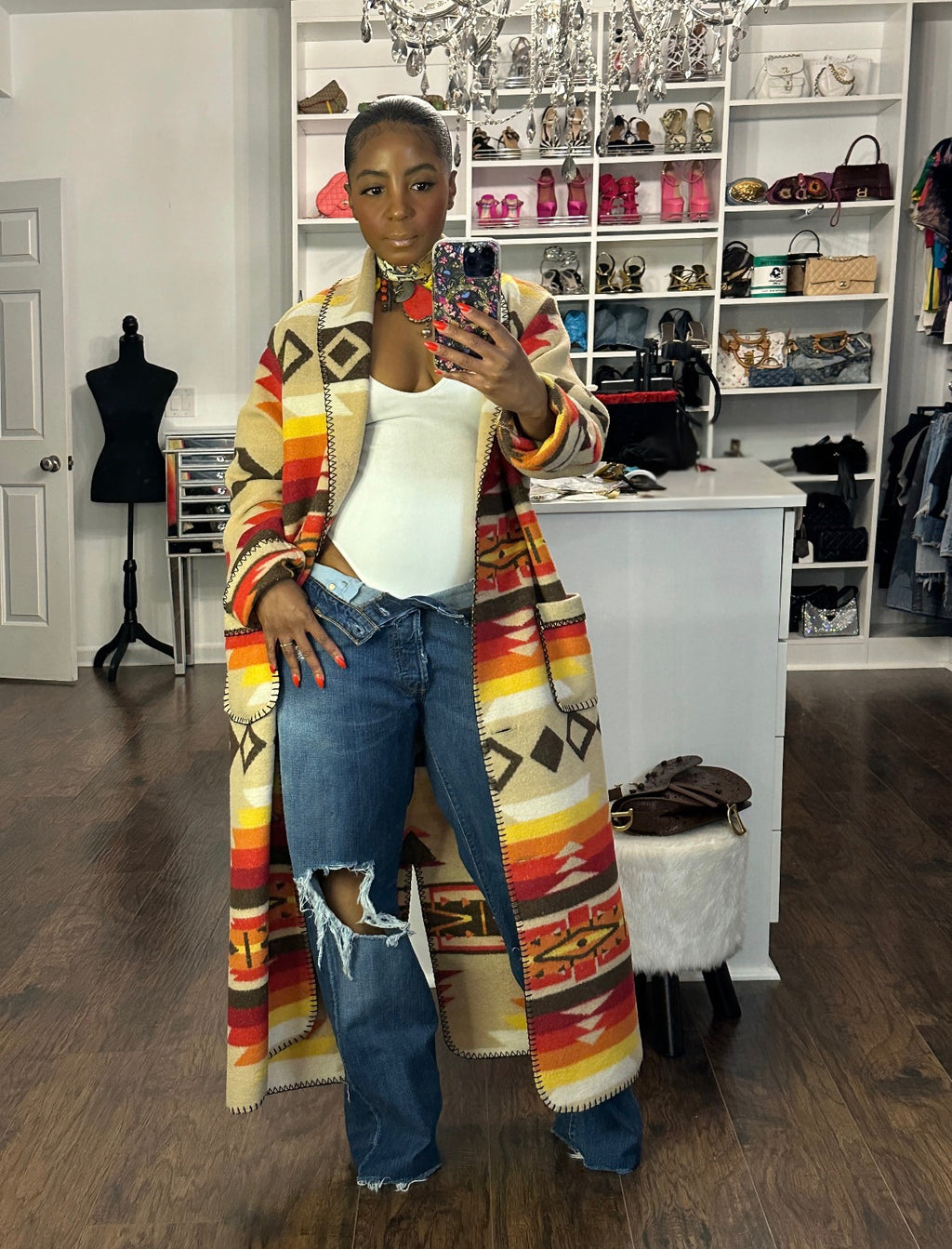 Horizon Aztec Duster 🌅Preorder - The Vault by Sacha