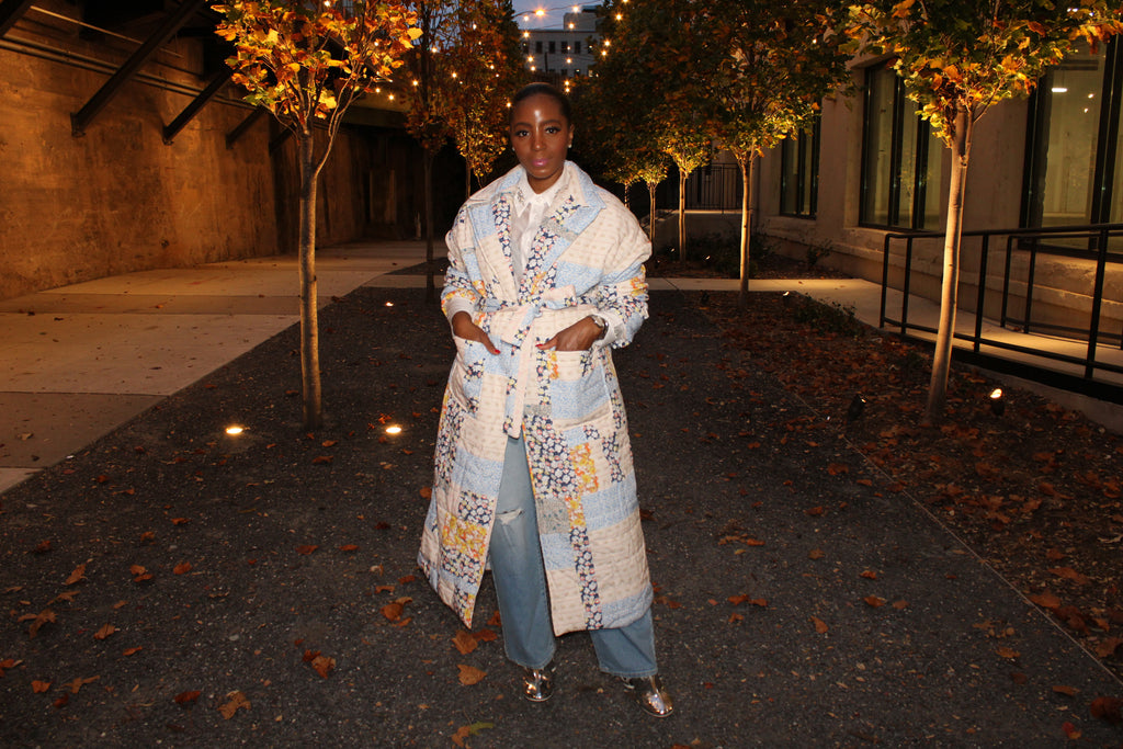 Quilted Wrap Coat - The Vault by Sacha